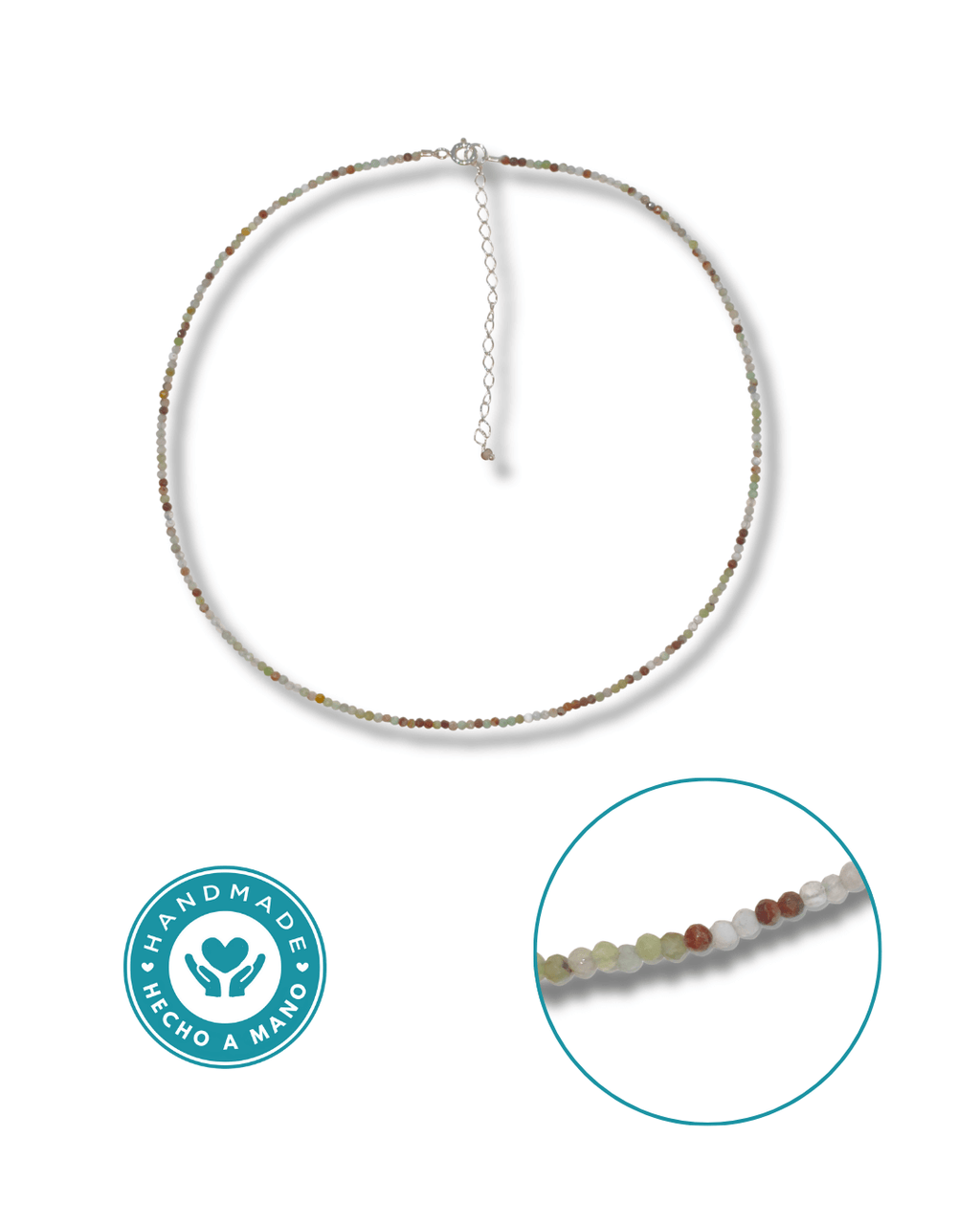 Gargantilla Jade Plata Ley LS01