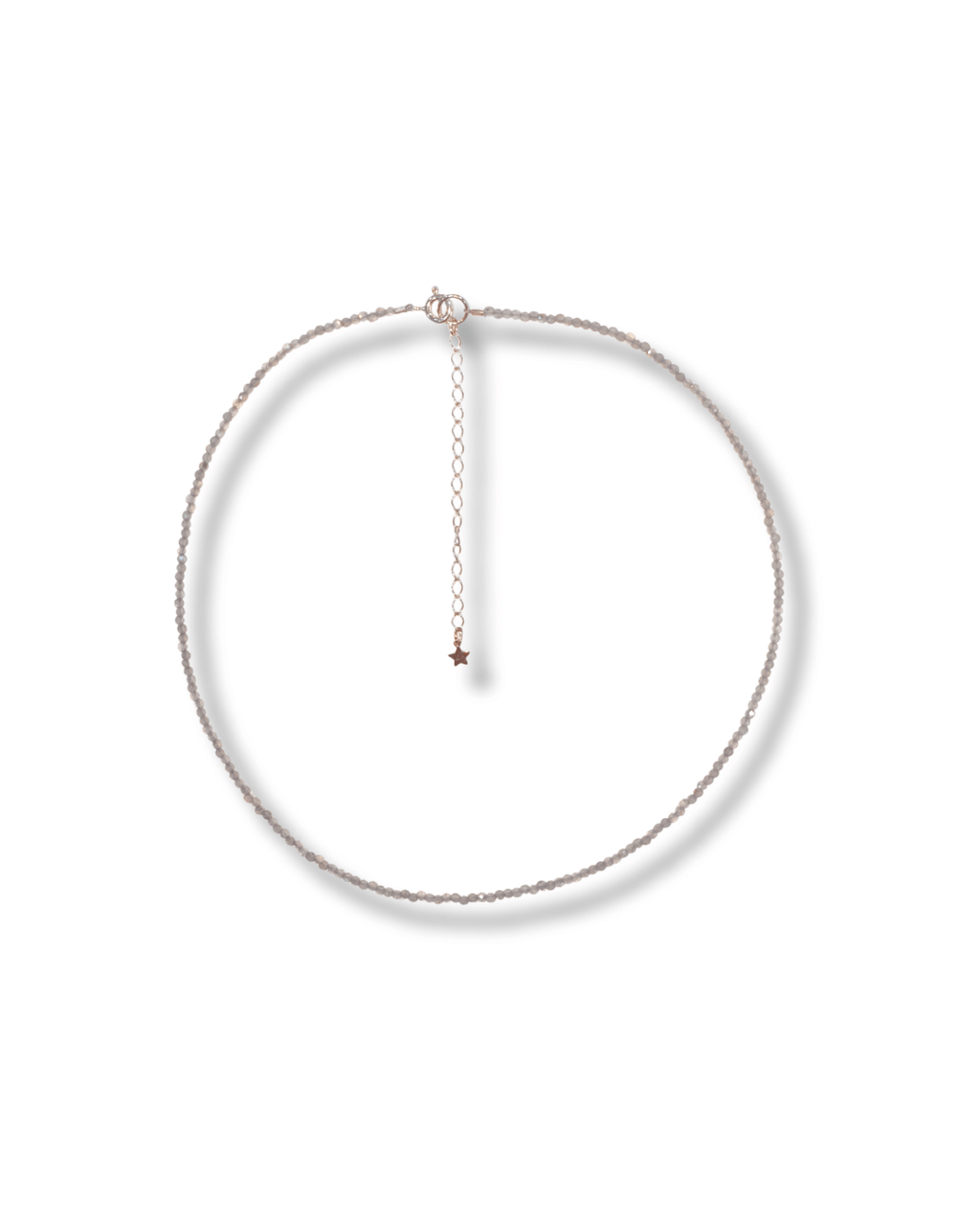 Gargantilla Labradorita Plata Ley