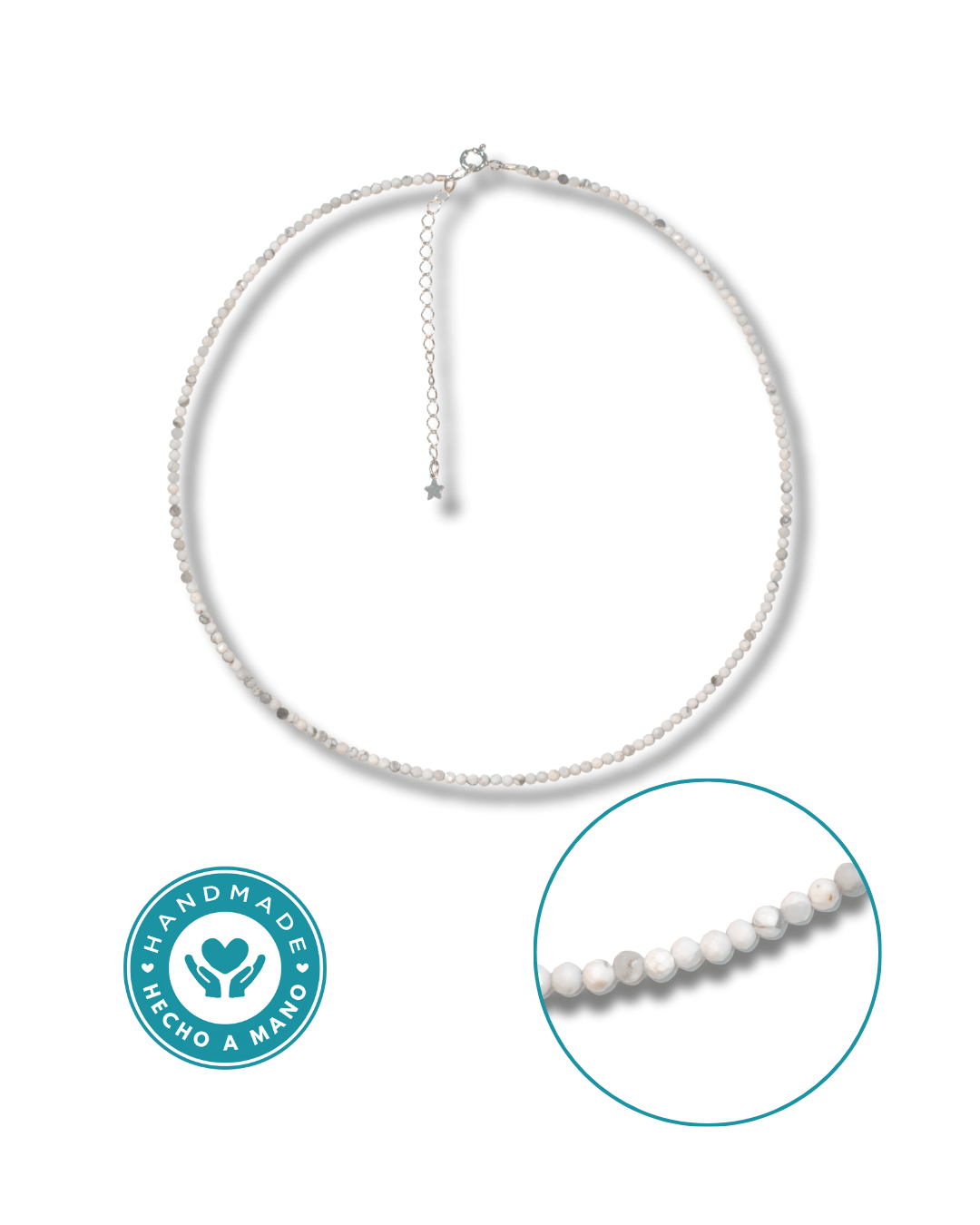 Gargantilla Magnesita Plata Ley