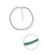 Gargantilla Malaquita Plata Ley