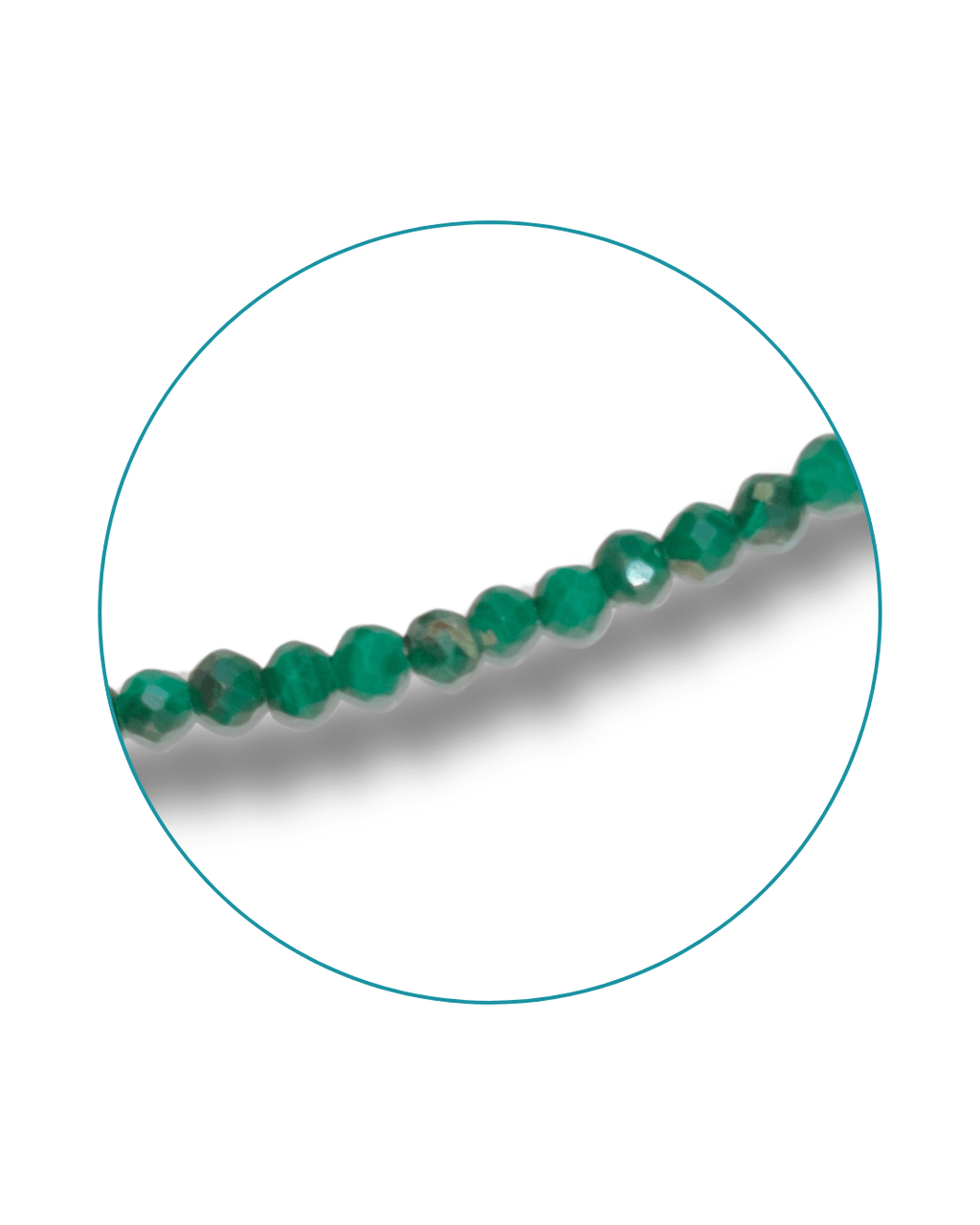 Gargantilla Malaquita Plata Ley