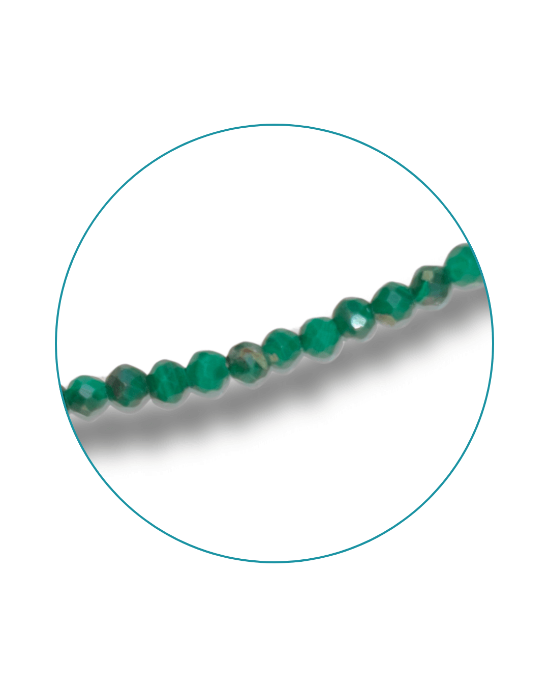 Gargantilla Malaquita Plata Ley