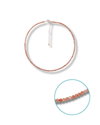 Gargantilla Piedra Sol Plata Ley