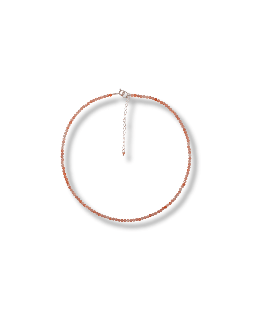 Gargantilla Piedra Sol Plata Ley