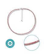 Gargantilla Rodonita Plata Ley