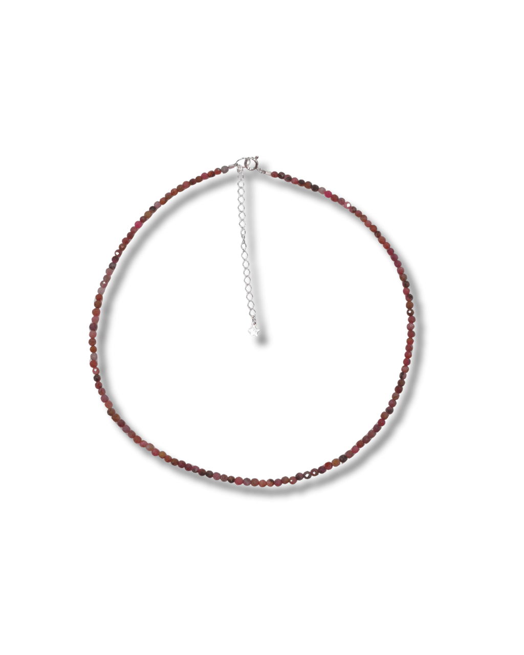 Gargantilla Rodonita Plata Ley LS01