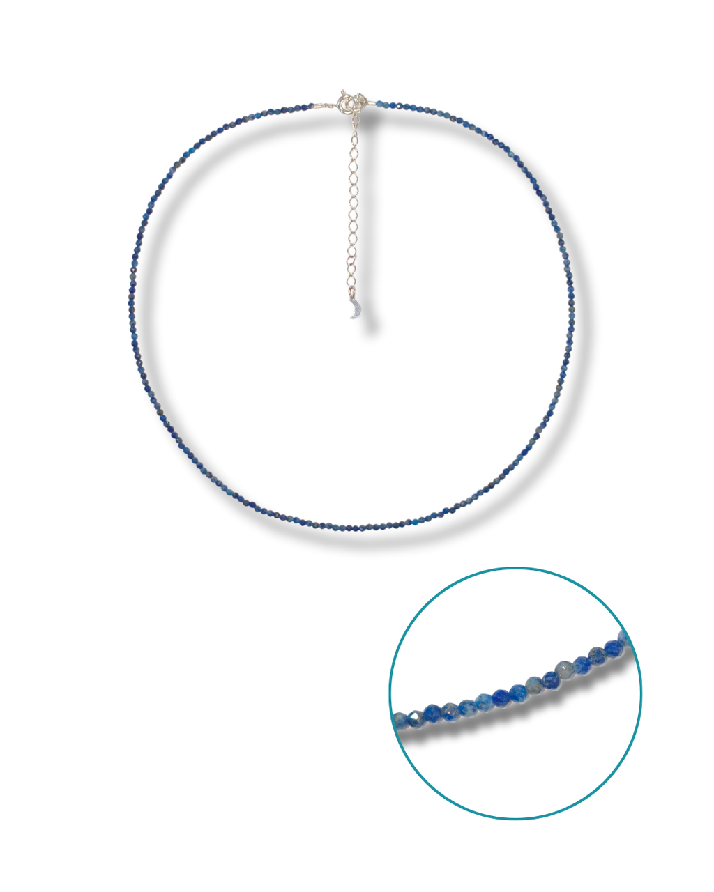 Gargantilla Lapislazuli Plata Ley