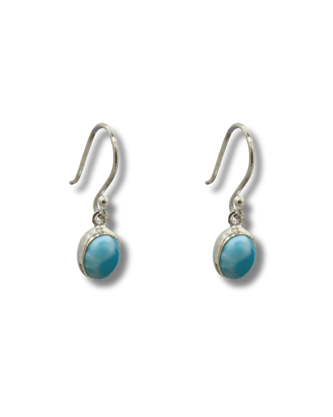 Pendientes Larimar Plata Ley