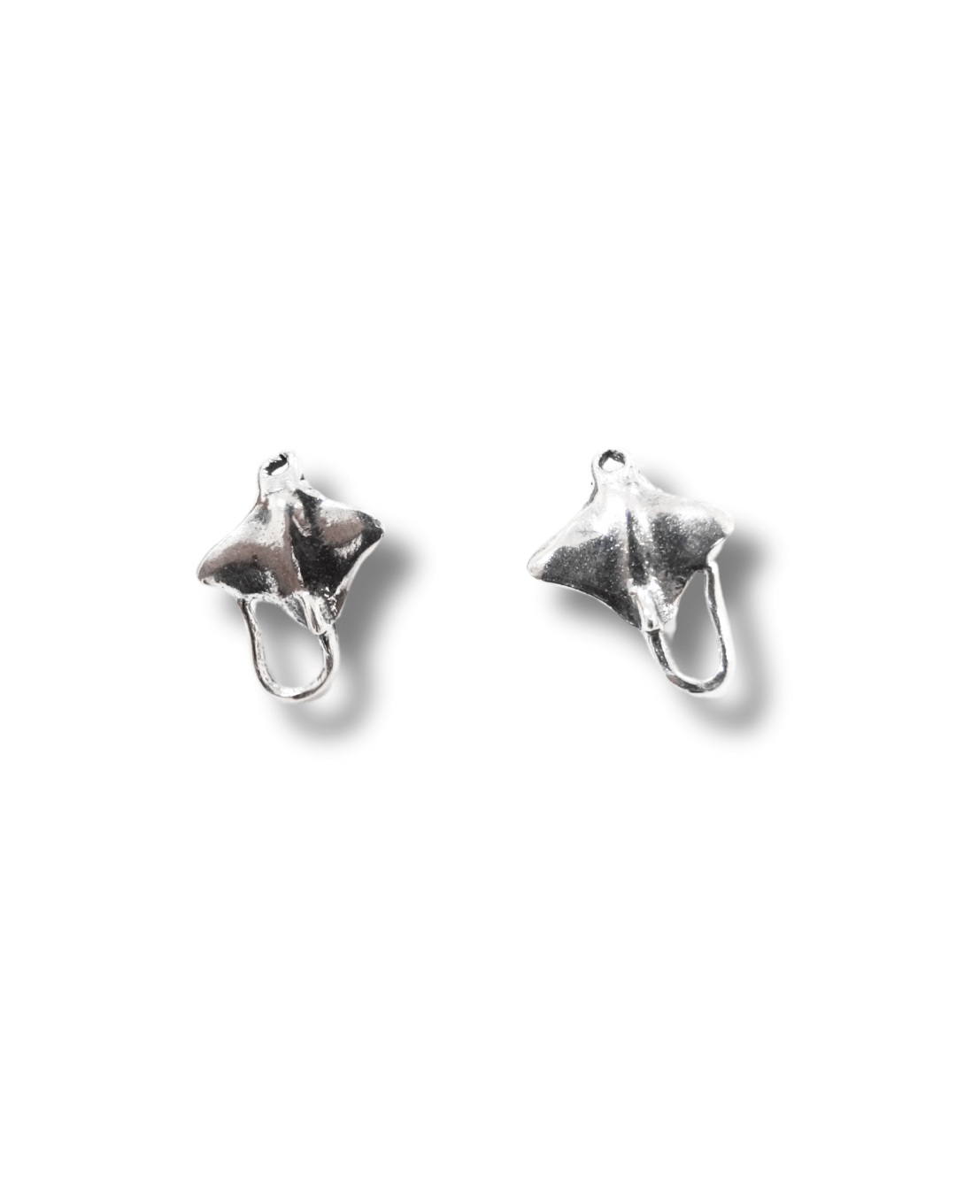 Pendientes Mantarraya Plata ley