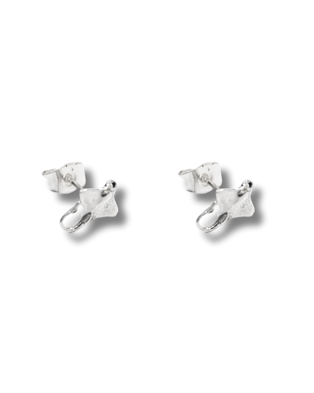 Pendientes Mantarraya Plata ley