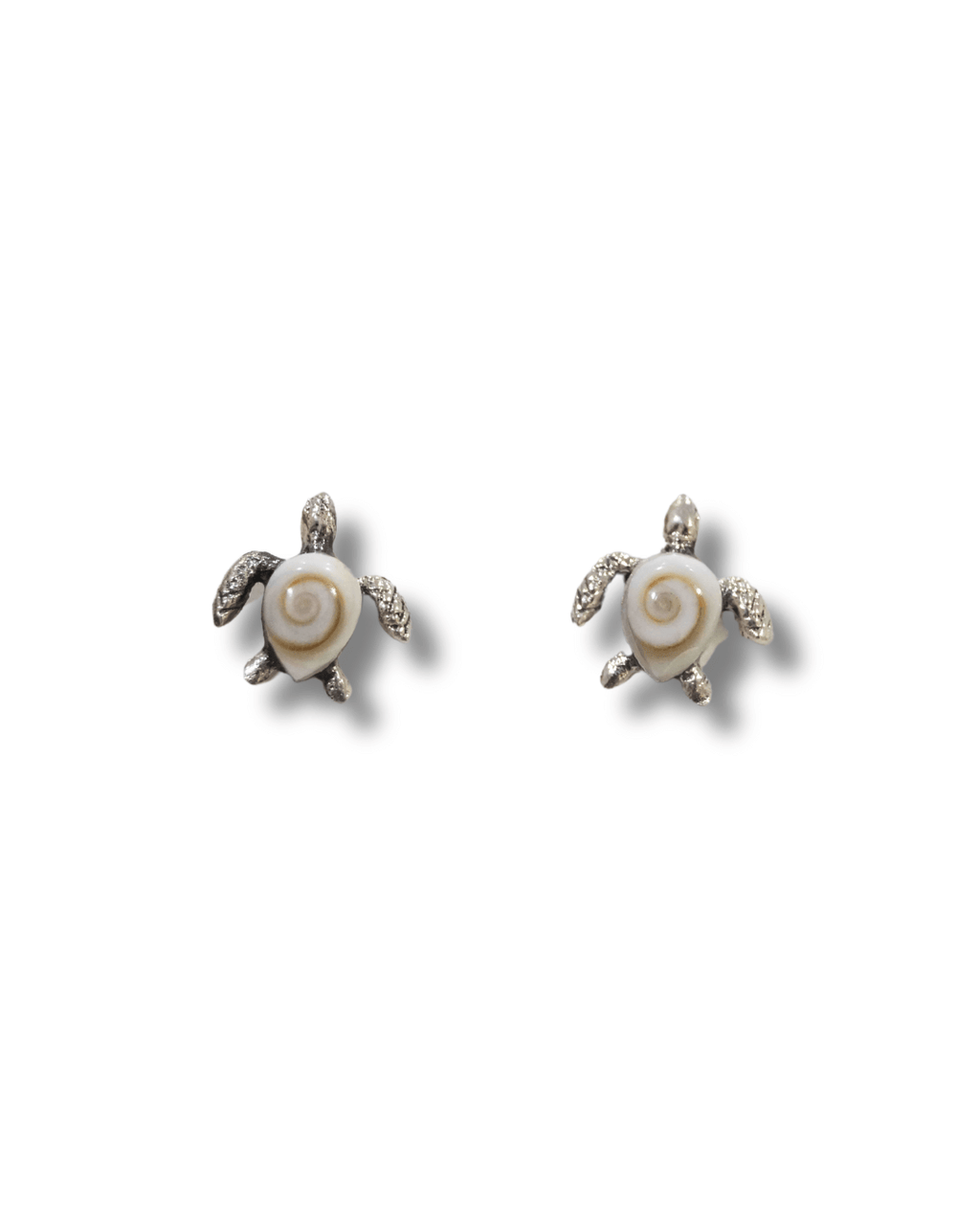 Pendientes Tortuga Ojo Shiba Plata Ley