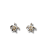 Pendientes Tortuga Ojo Shiba Plata Ley