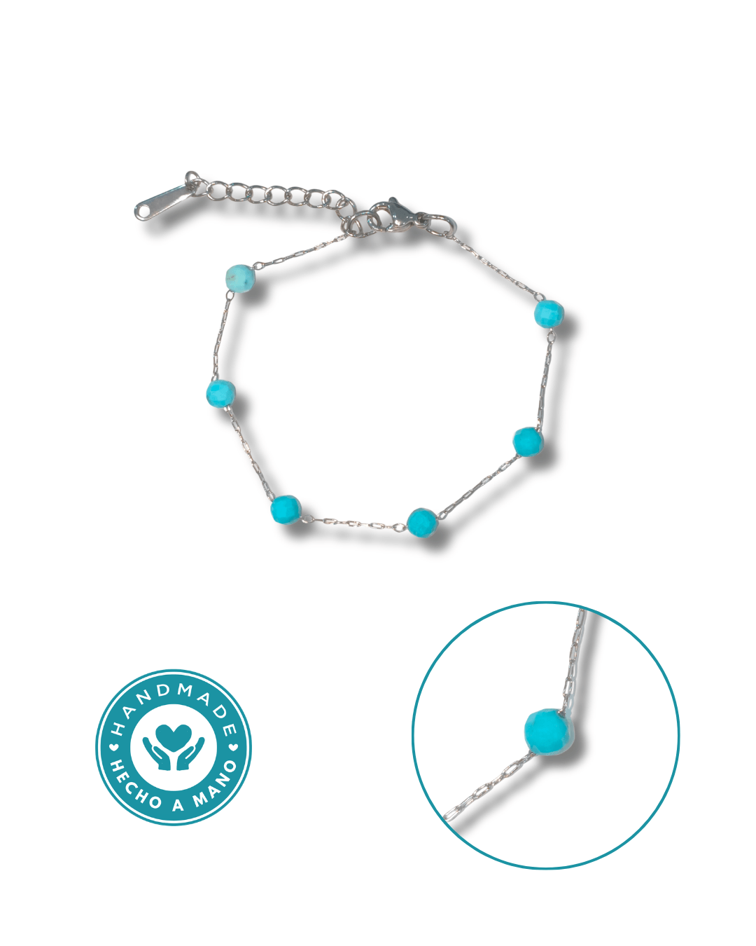 Pulsera Turquesa Acero