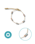 Pulsera Larderita Acero Dorado