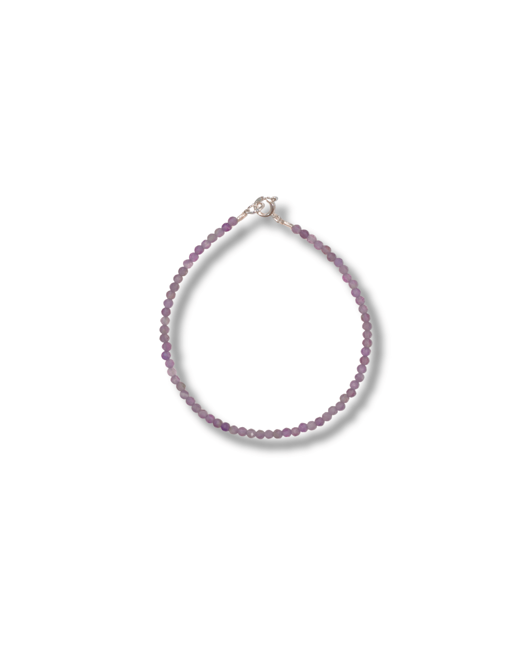 Pulsera Amatista Plata Ley