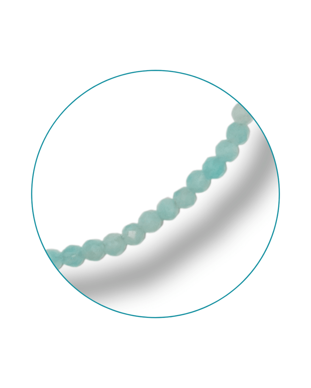 Pulsera Amazonita Plata Ley