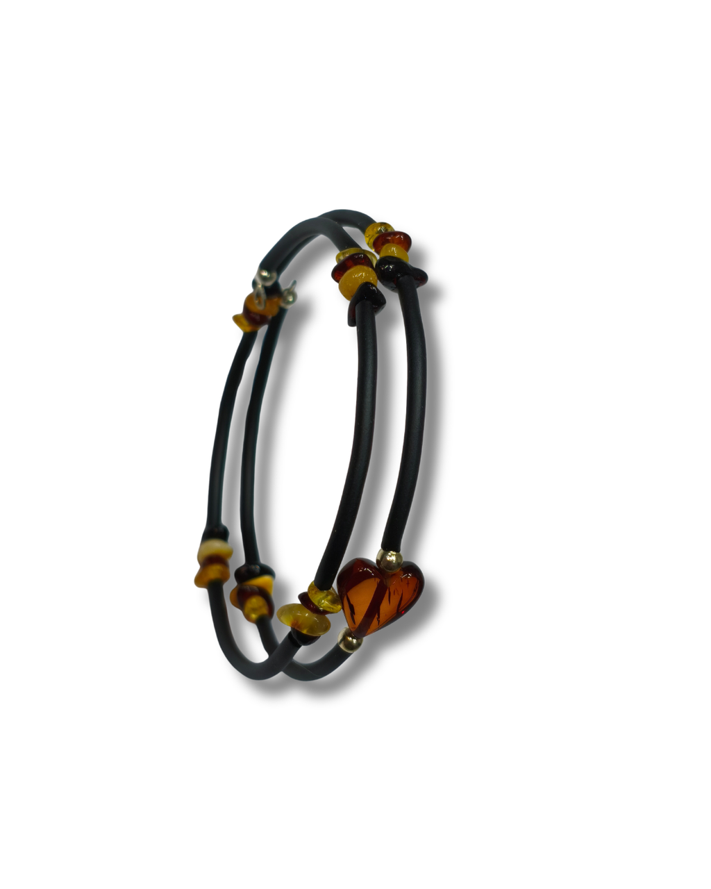Pulsera Ambar Plata Ley LS01