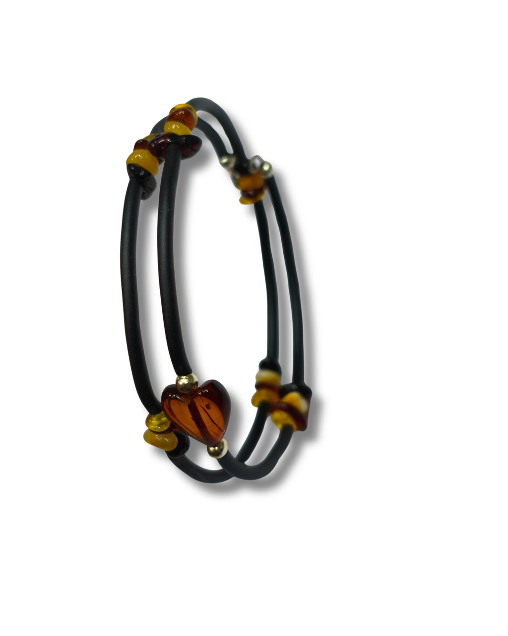 Pulsera Ambar Plata Ley LS01