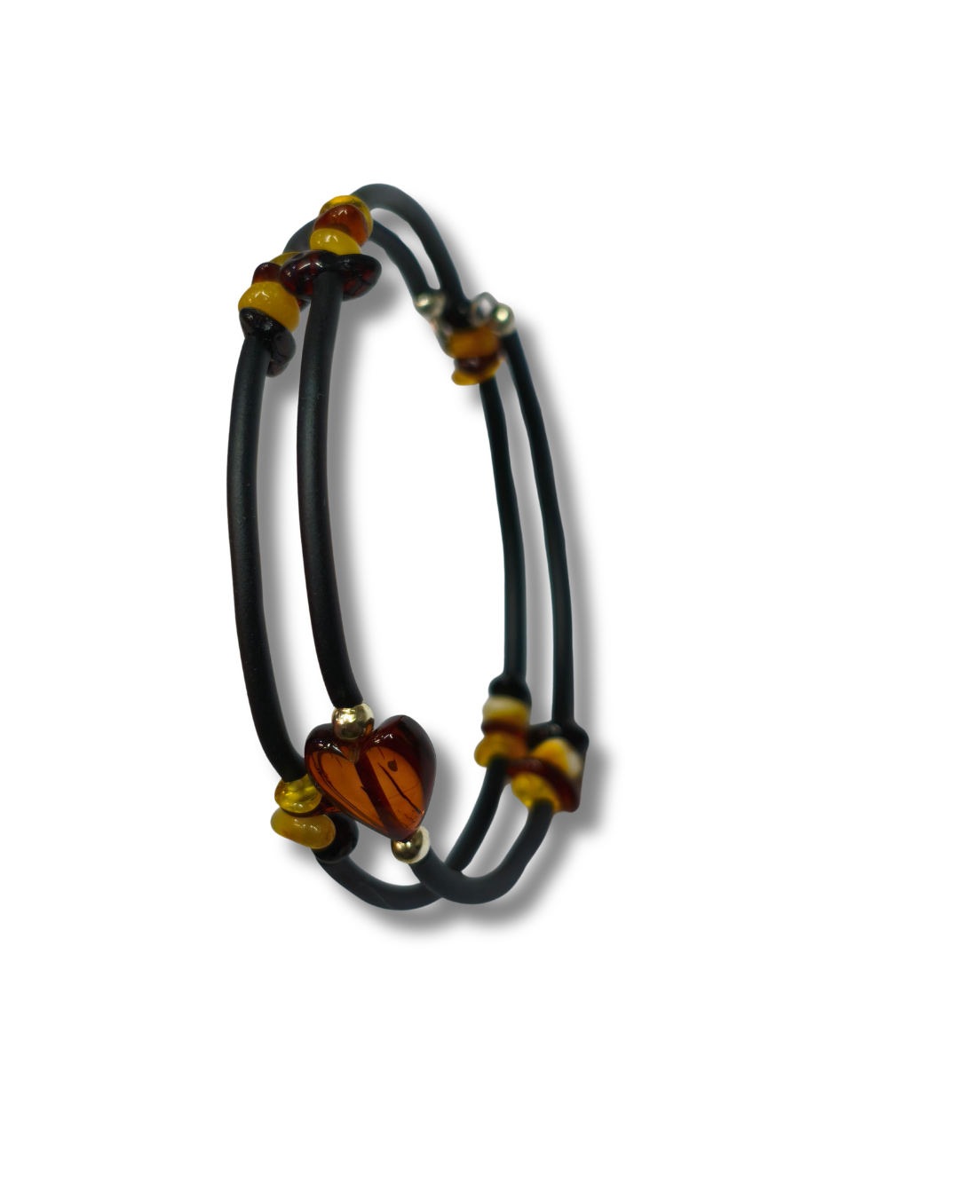 Pulsera Ambar Plata Ley LS01