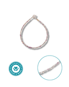 Pulsera Fluorita Plata Ley