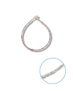 Pulsera Fluorita Plata Ley