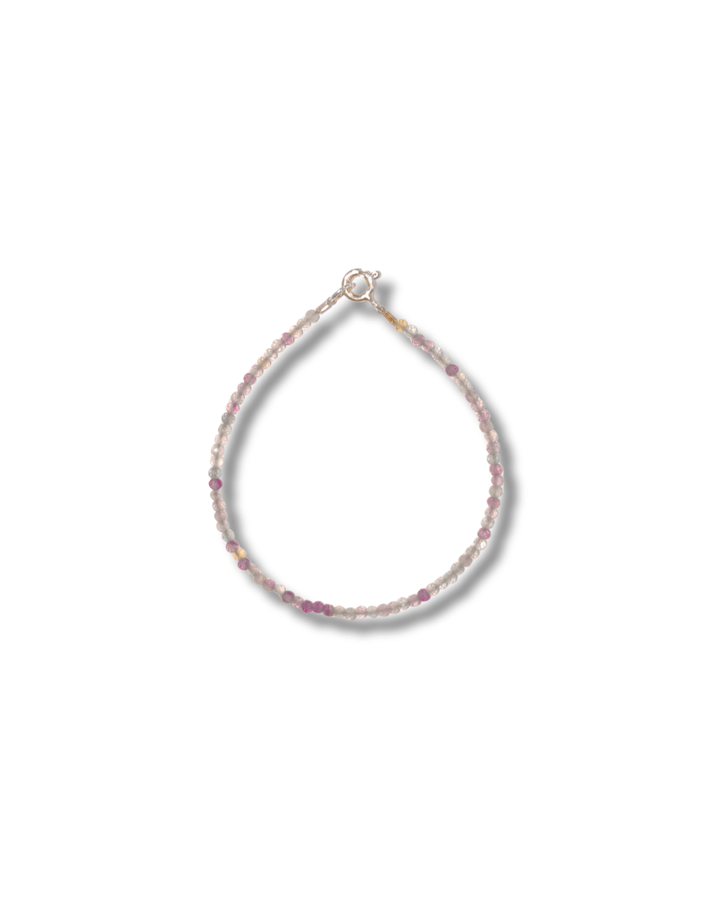 Pulsera Fluorita Plata Ley