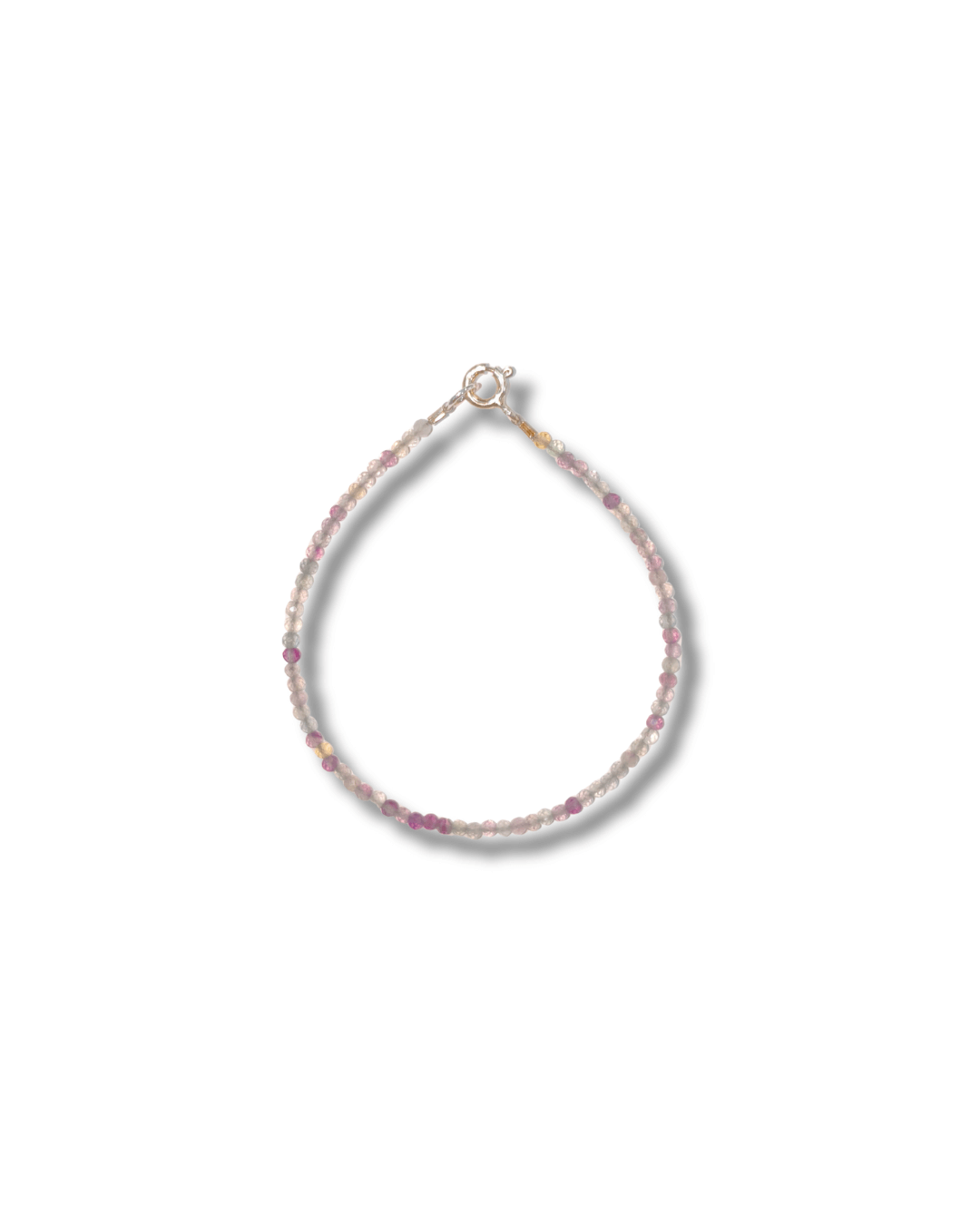 Pulsera Fluorita Plata Ley