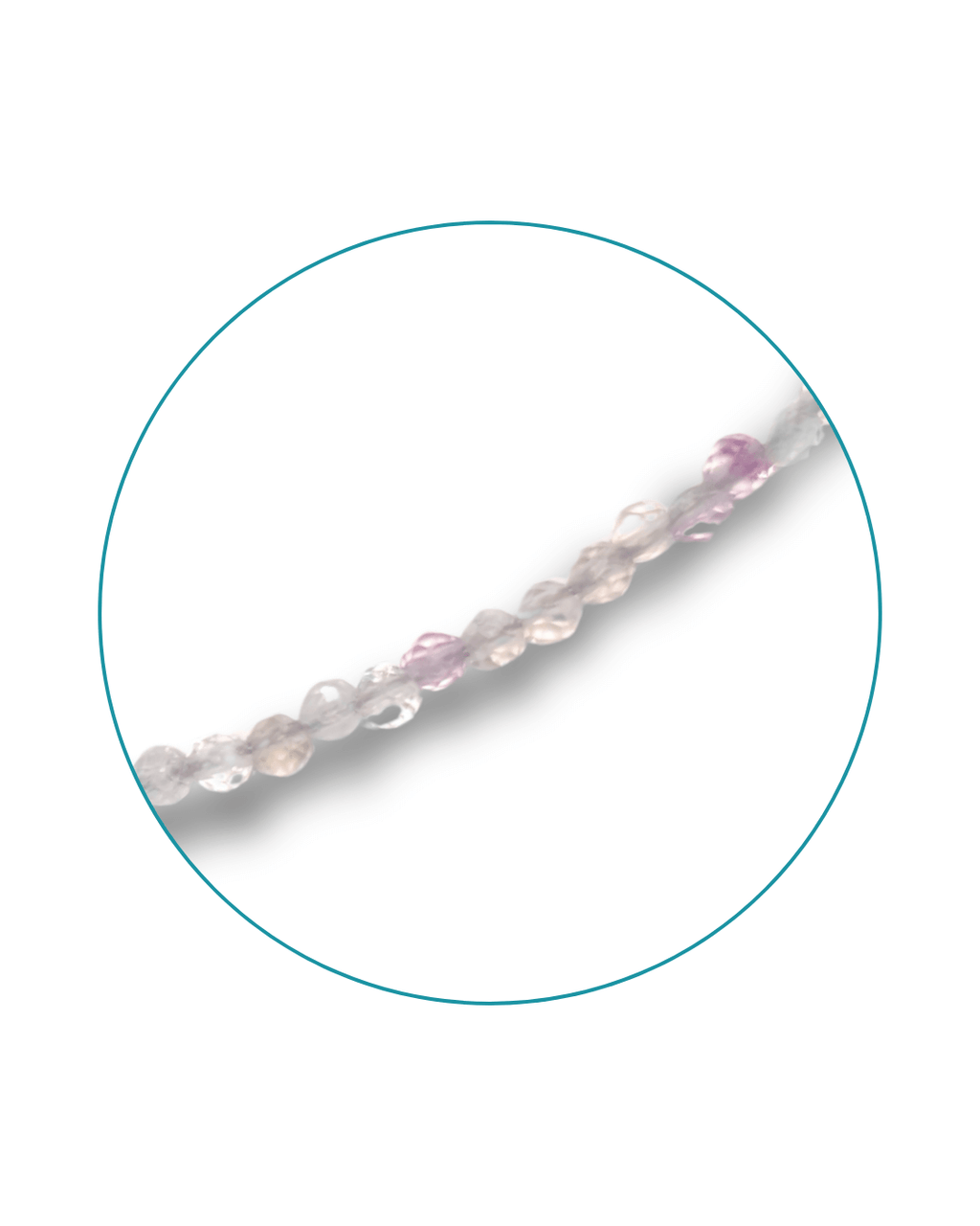 Pulsera Fluorita Plata Ley