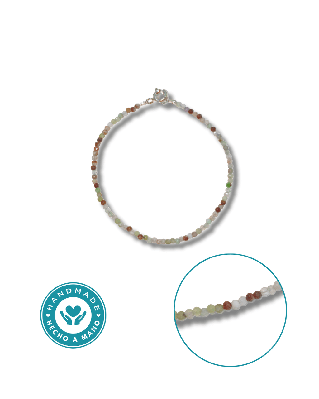 Pulsera Jade Plata Ley LS01