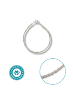 Pulsera Labradorita Plata Ley