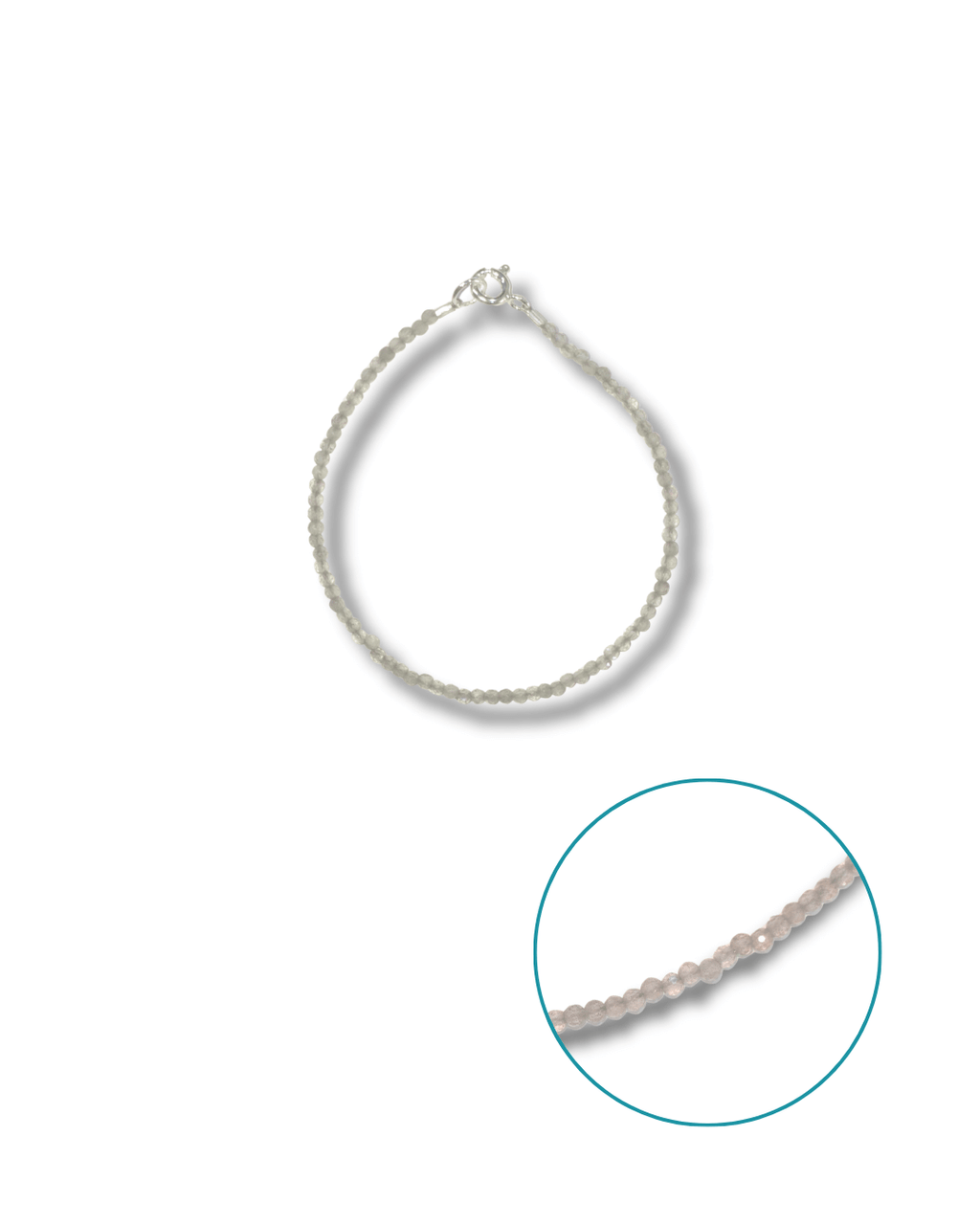 Pulsera Labradorita Plata Ley