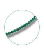 Pulsera Malaquita Plata Ley