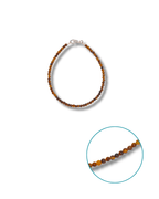 Pulsera Ojo de Tigre Plata Ley