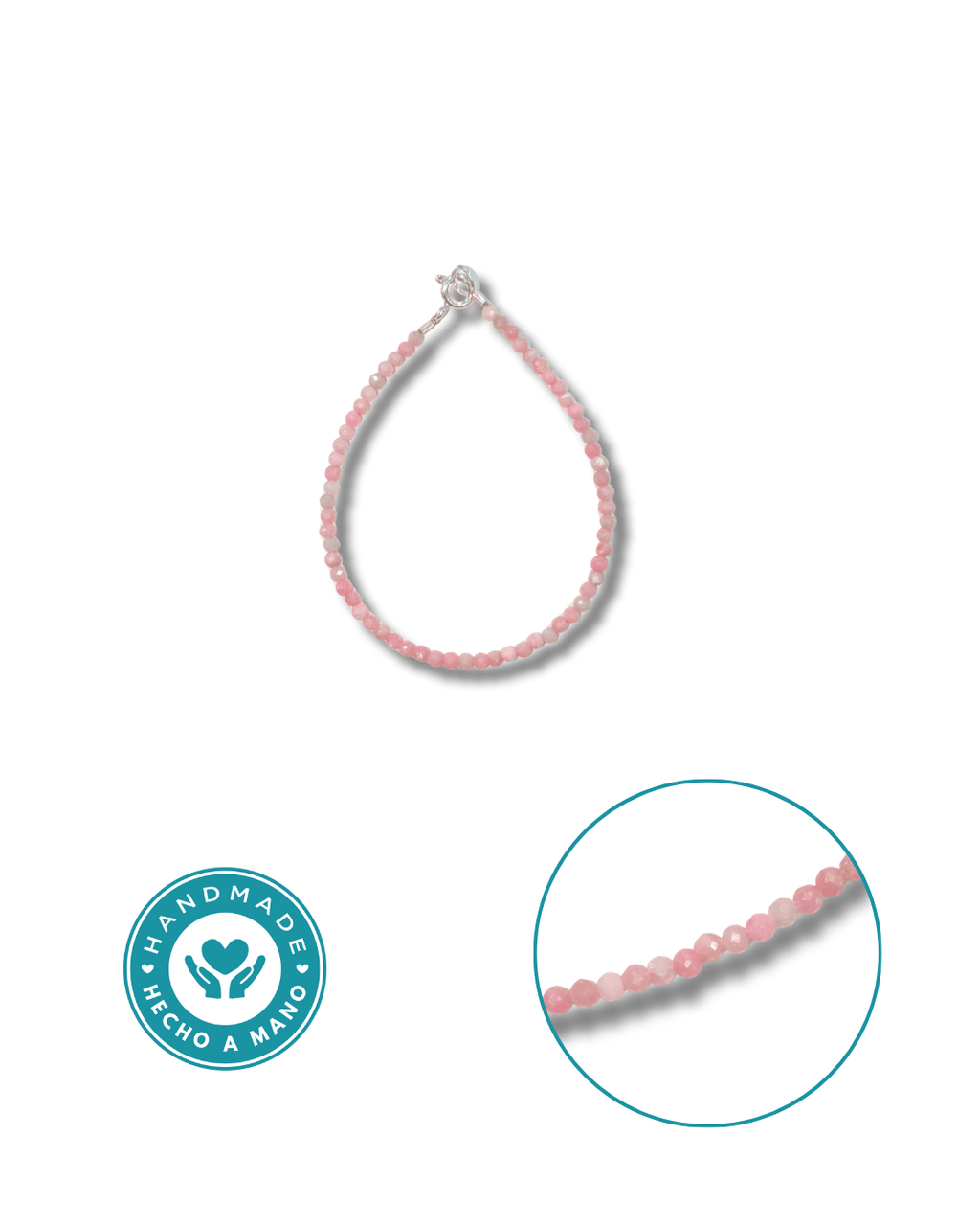 Pulsera Opalo Plata Ley