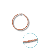 Pulsera Piedra Sol Plata Ley