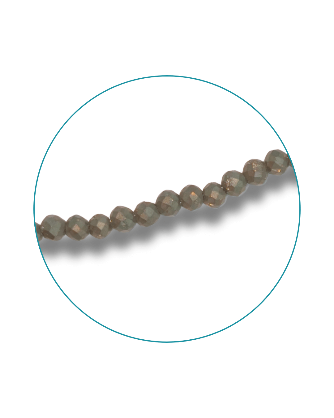 Pulsera Pirita Plata Ley