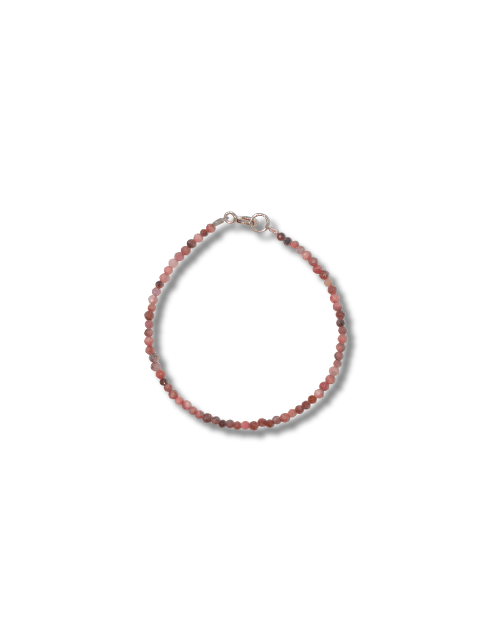 Pulsera Rodonita Plata Ley LS01