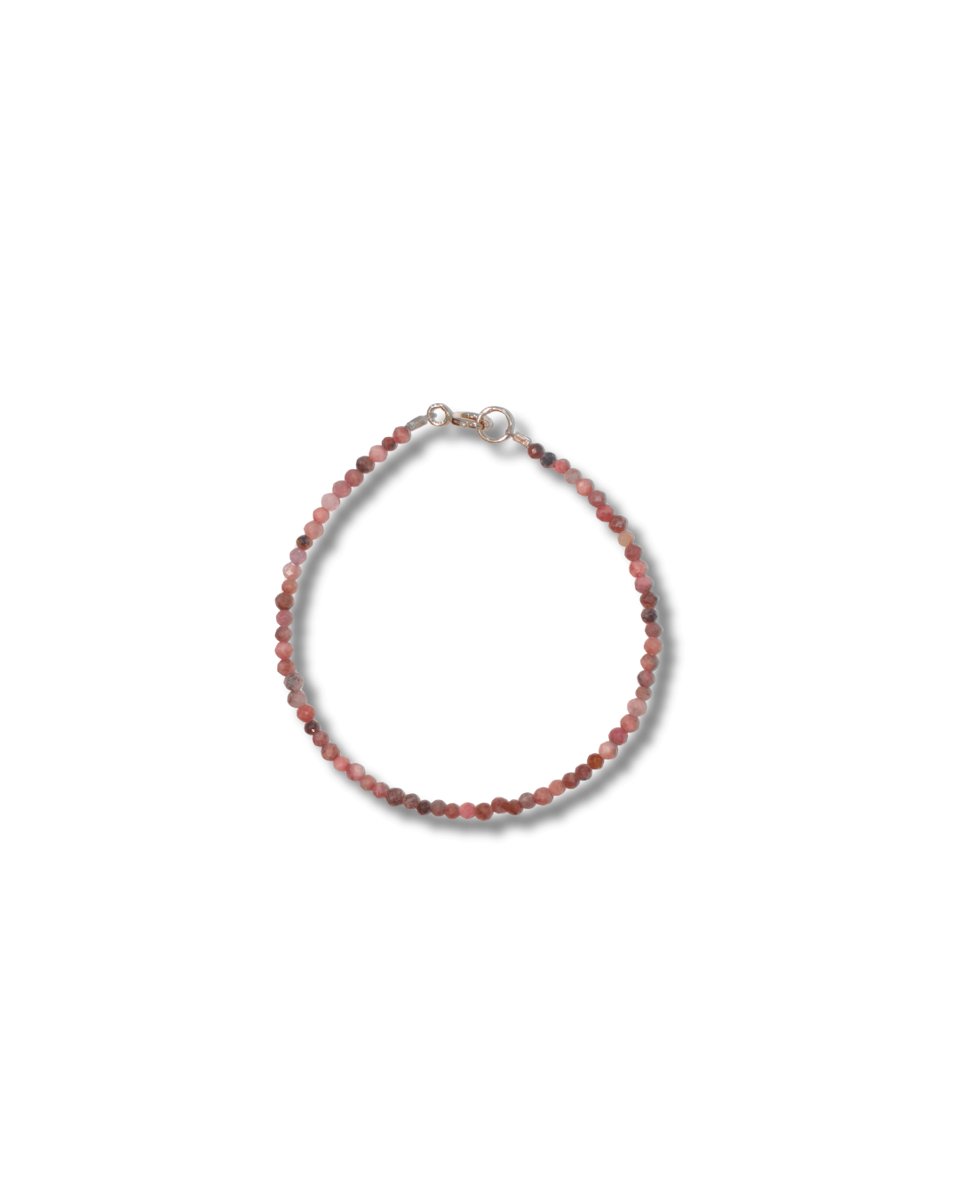 Pulsera Rodonita Plata Ley LS01