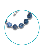 Pulsera Sodalita y Acero