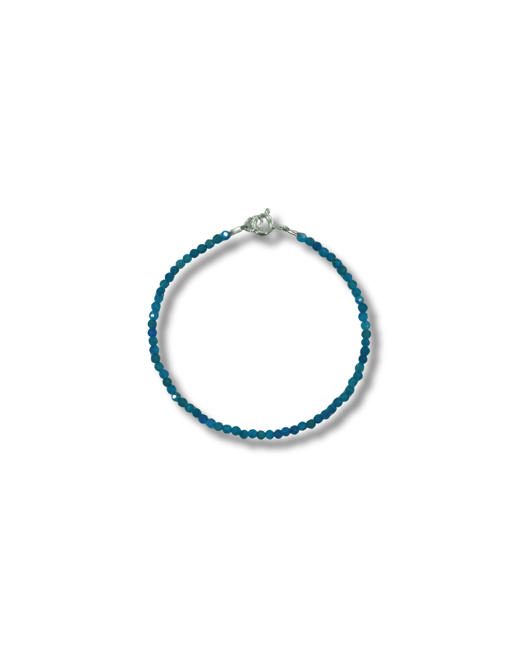 Pulsera Apatito Plata Ley