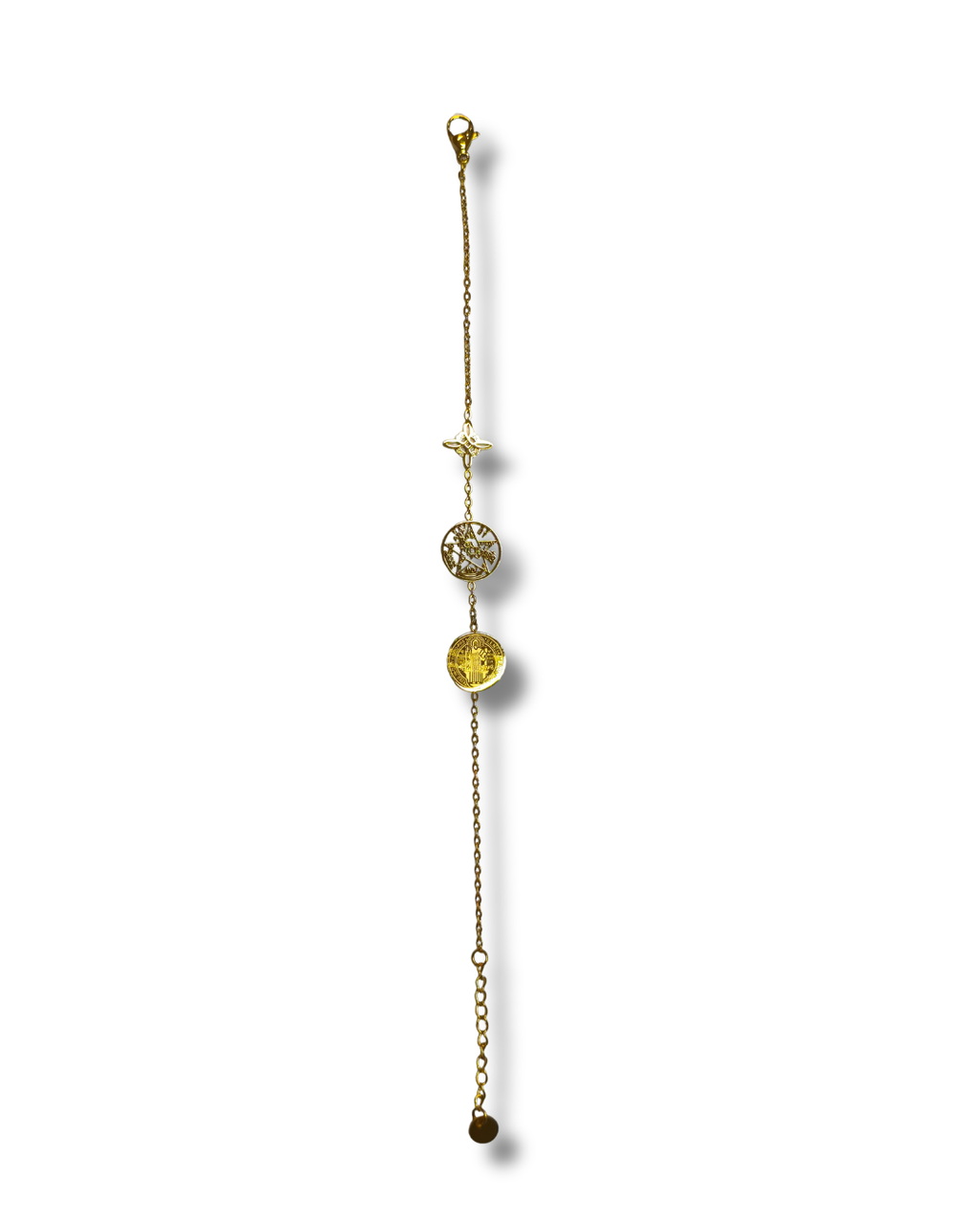 Pulsera Simbologia Acero Dorado LS05