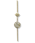 Pulsera Simbologia Acero Dorado LS03