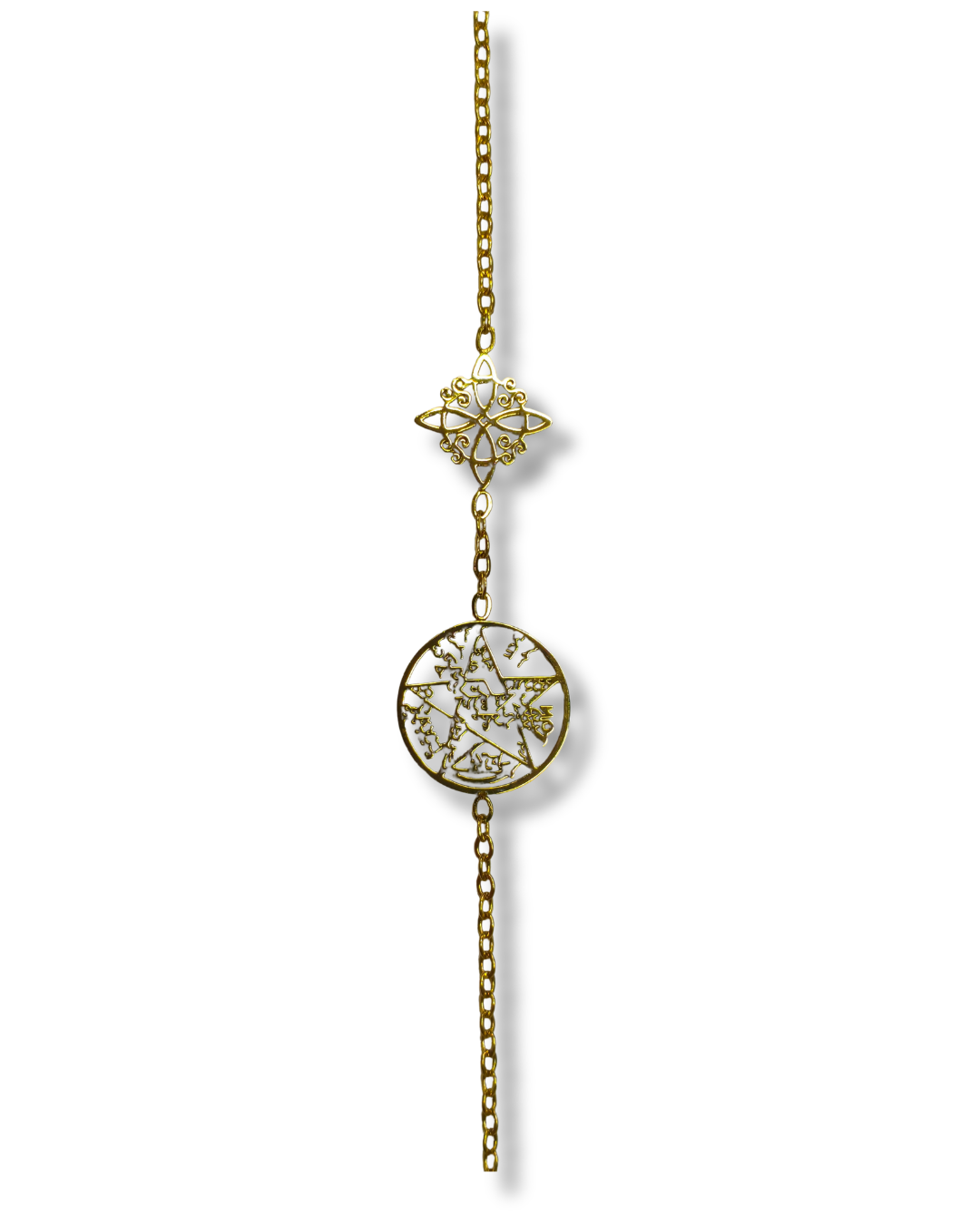 Pulsera Simbologia Acero Dorado LS03