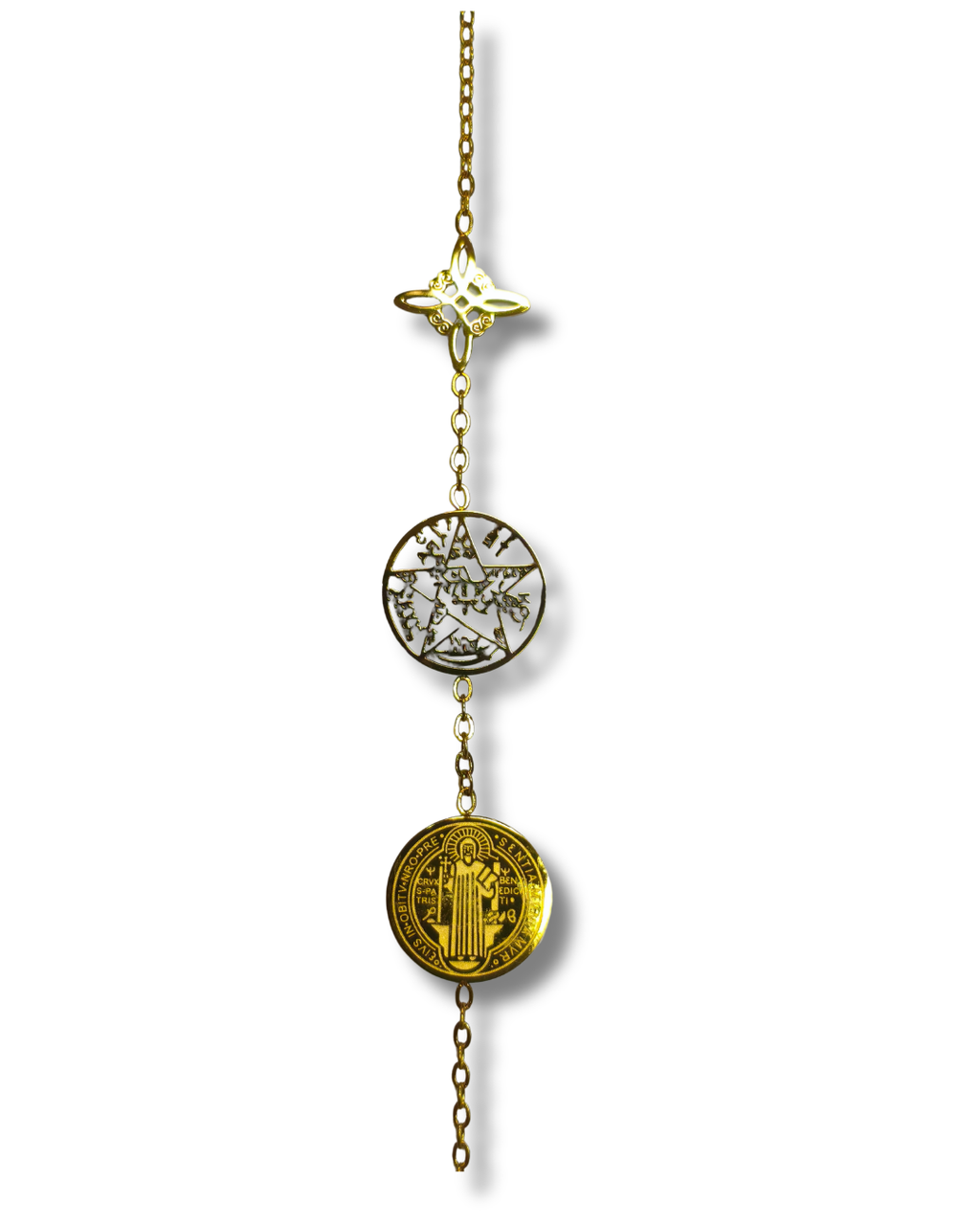 Pulsera Simbologia Acero Dorado LS05